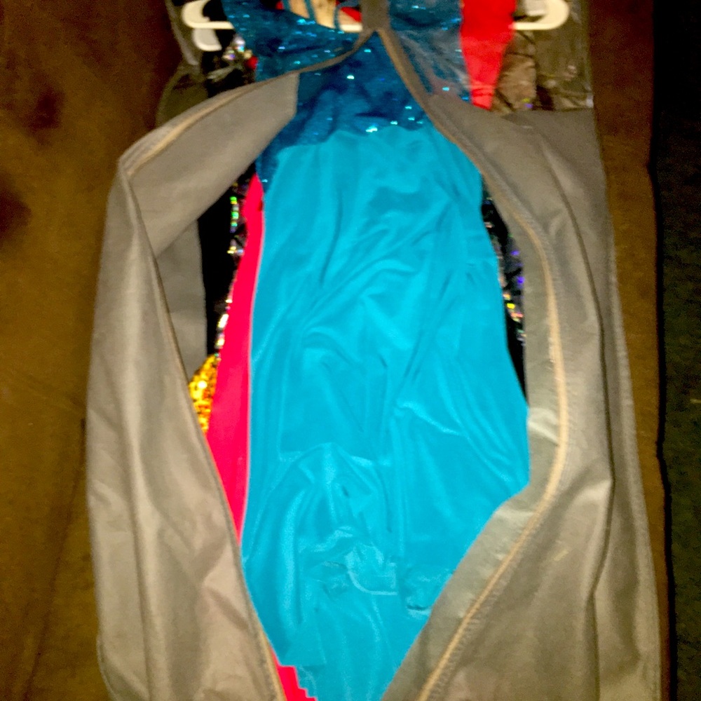 Lots of dance costumes! Cost me a fortune but I just do not dance anymore.